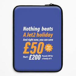 Nothing Beats A Jet Holiday Universal Laptop Sleeve