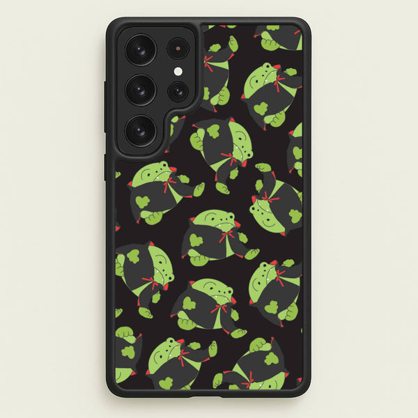 Vampire Frog Pattern  - Halloween Galaxy S23 Ultra Case