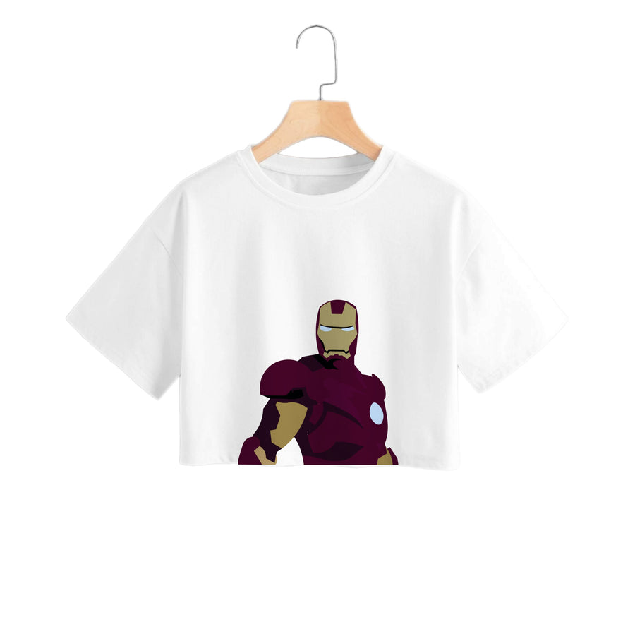 Iron man mask - Marvel Crop Top