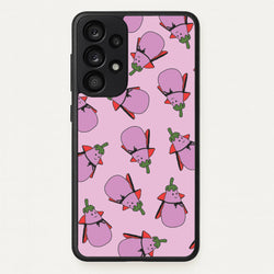 Vampire Vegetable Pattern - Halloween Galaxy A33 Case