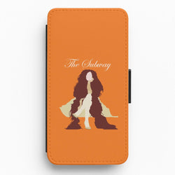 Subway Orange Flip / Wallet Phone Case