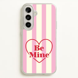 Be Mine Stripey Galaxy A56 Case