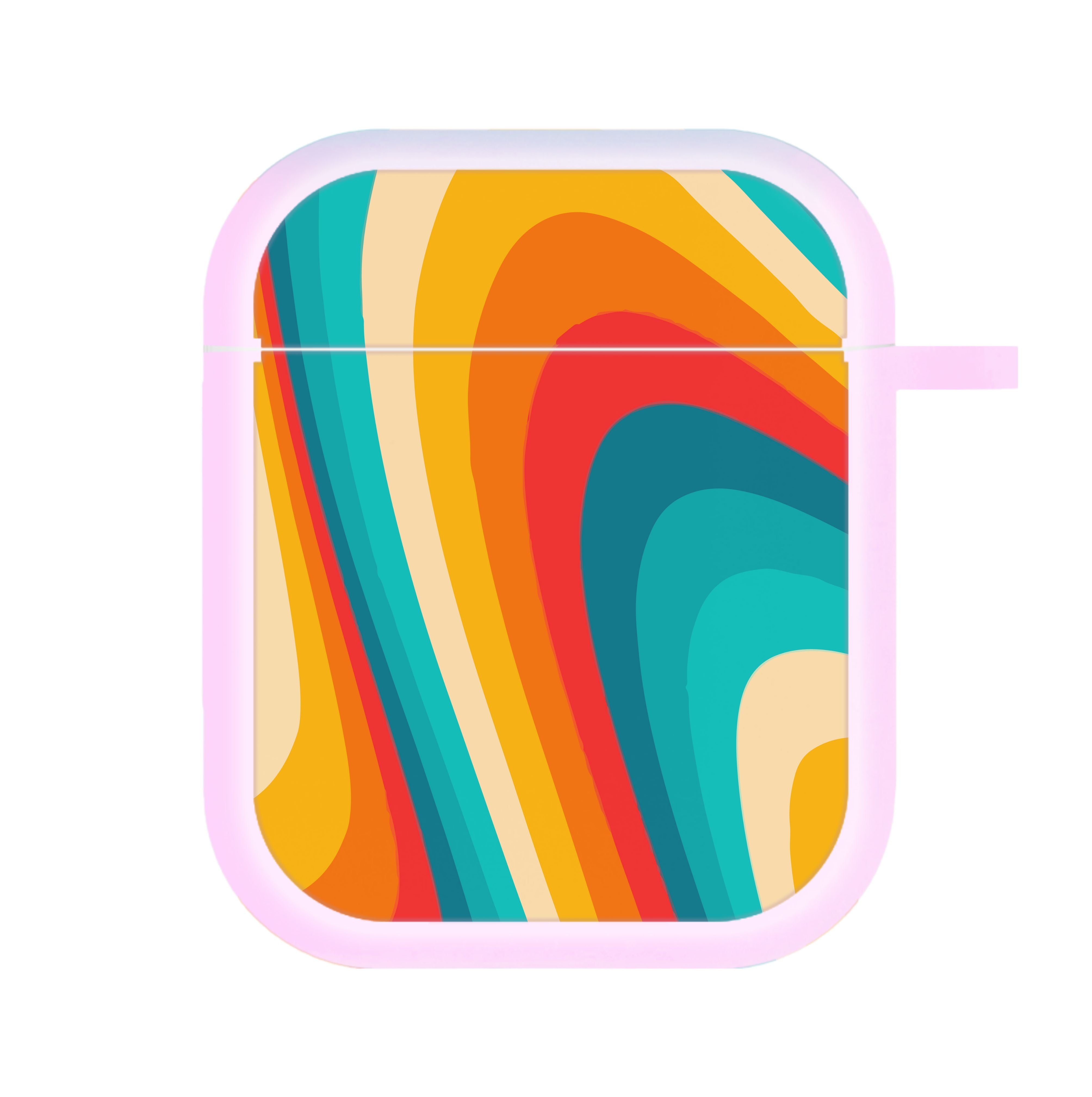 Rainbow Abstract Pattern AirPods Case