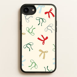 Coquette Christmas Bows Pattern iPhone 6 / 7 / 8 / SE Case