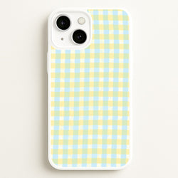 Lemonade Gingham iPhone 13 Mini Case