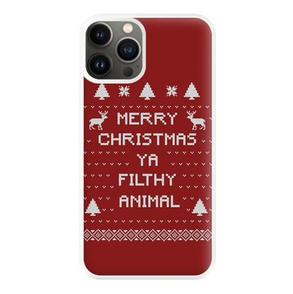 Merry Christmas Ya Filthy Animal Phone Case