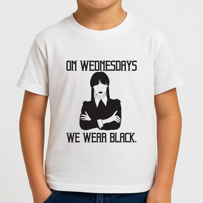 On Wednesdays We Wear Black Boys T-Shirt