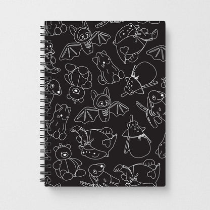 Halloween Plushies Pattern II - Halloween Notebook