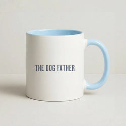The Dog Father Blue Mug