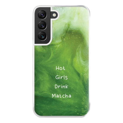 Hot Girls Drink Matcha Galaxy S22 Case