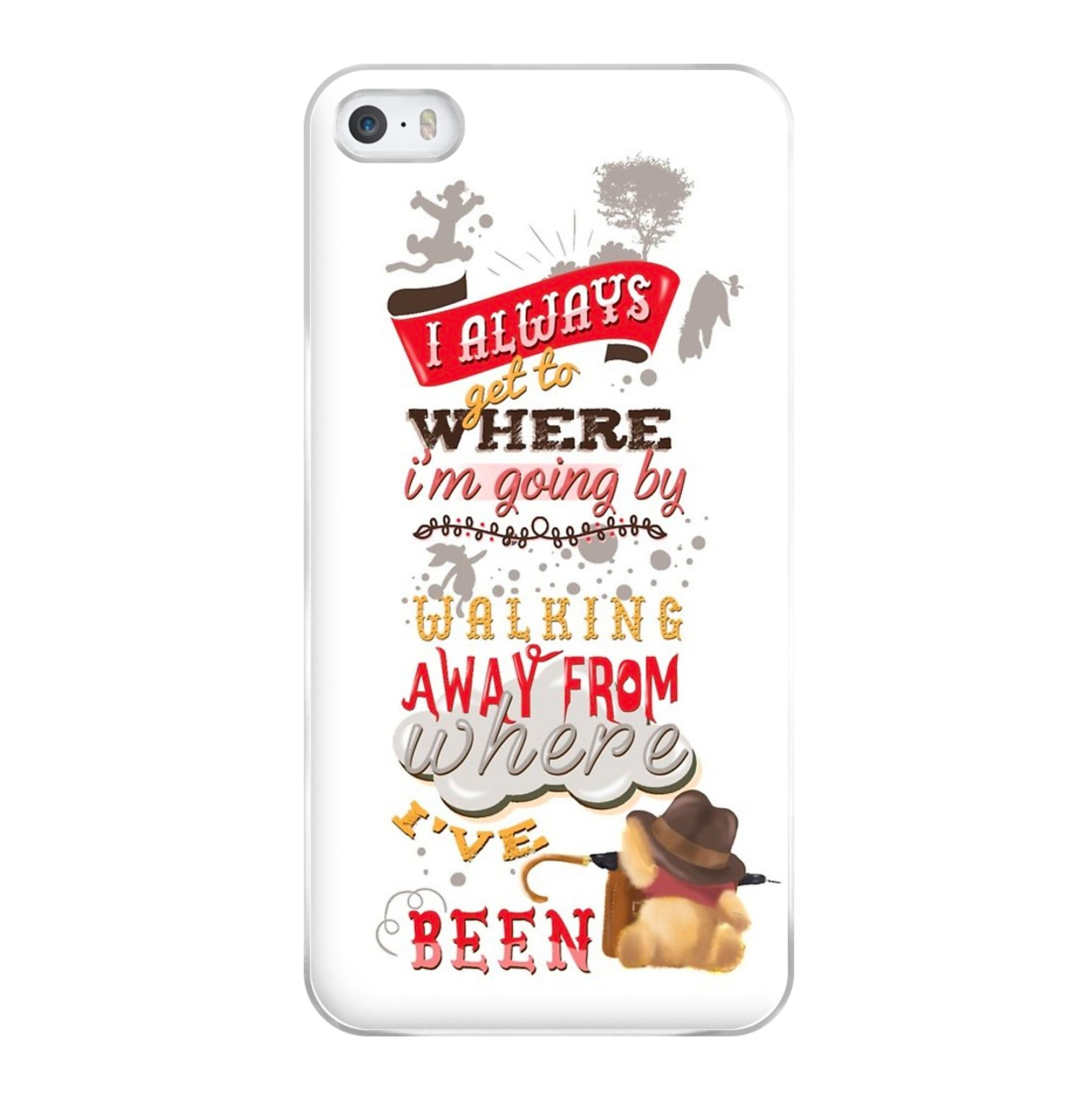 I Always Get Where I'm Going - Winnie Quote Phone Case