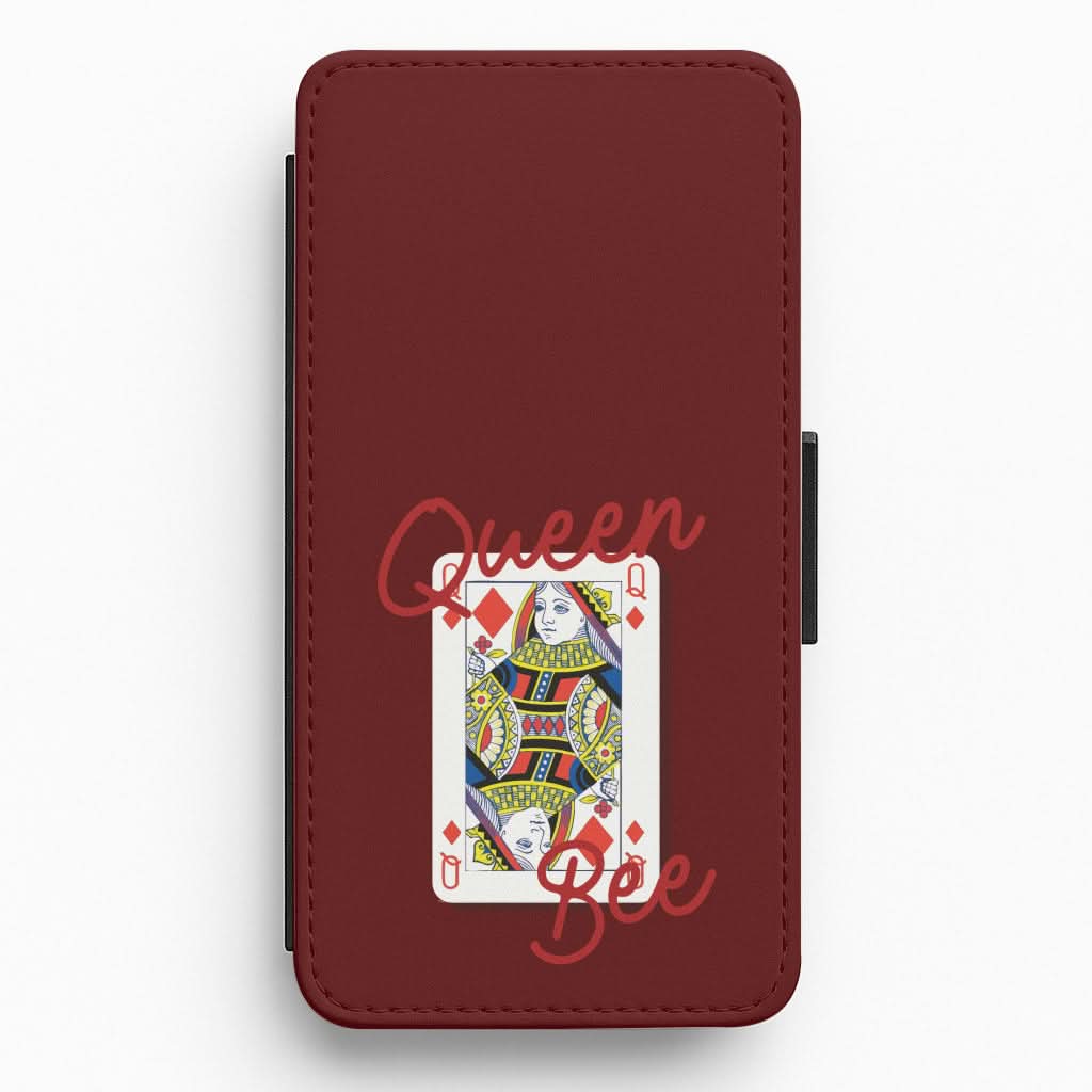 Queen Bee Playing Card Flip / Wallet Phone Case