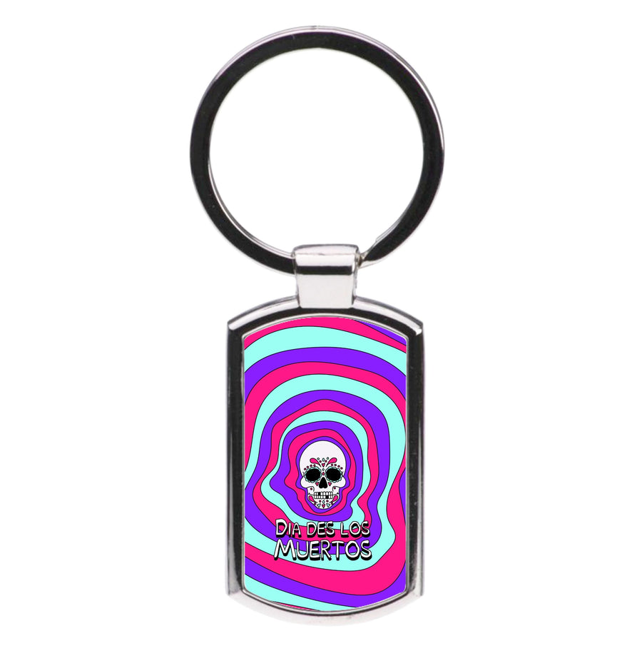 Dia Des Los Muertos Luxury Keyring