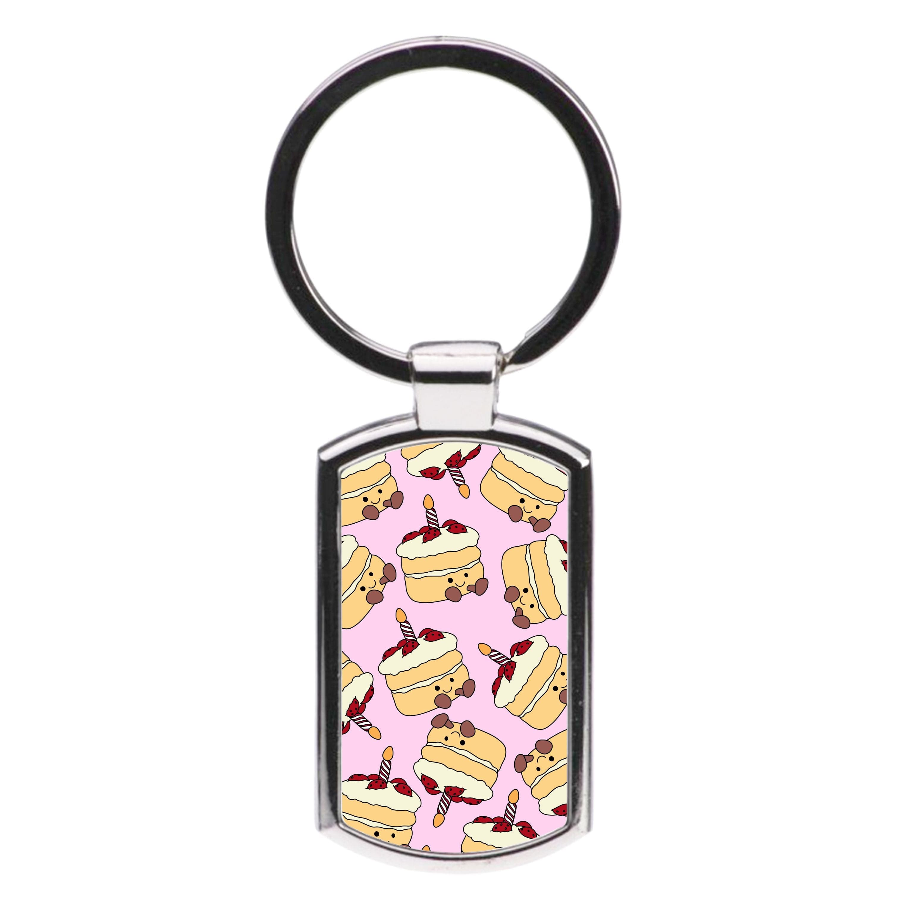 Cake Pattern - Plushy Luxury Keyring