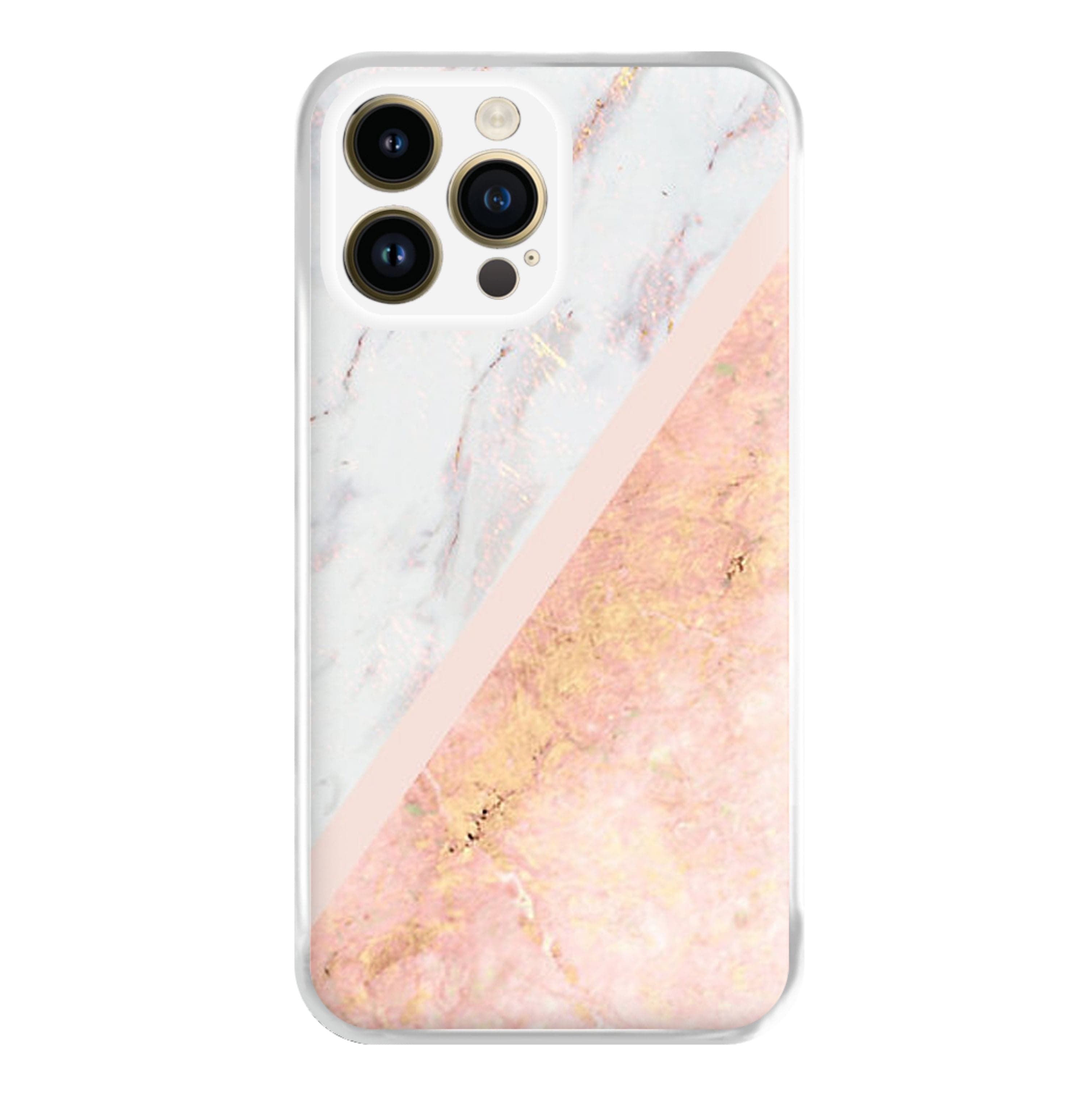 Marble and Rose Gold Phone Case