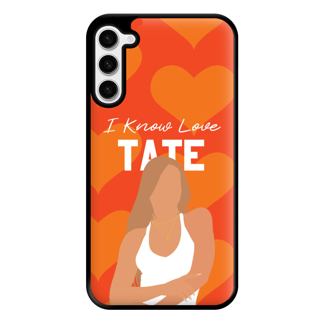I Know Love Pattern Galaxy S23 Plus Case