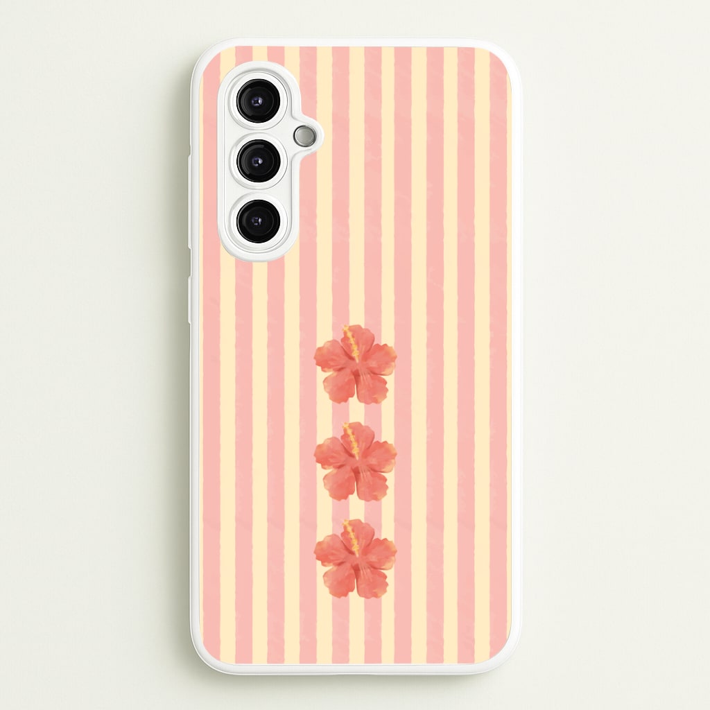 Hibiscus Rays Galaxy A14 Case