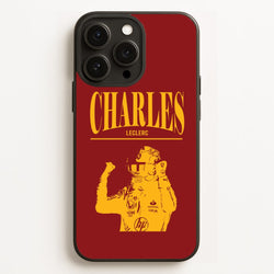 Charles Red And Gold iPhone 16 Pro Case