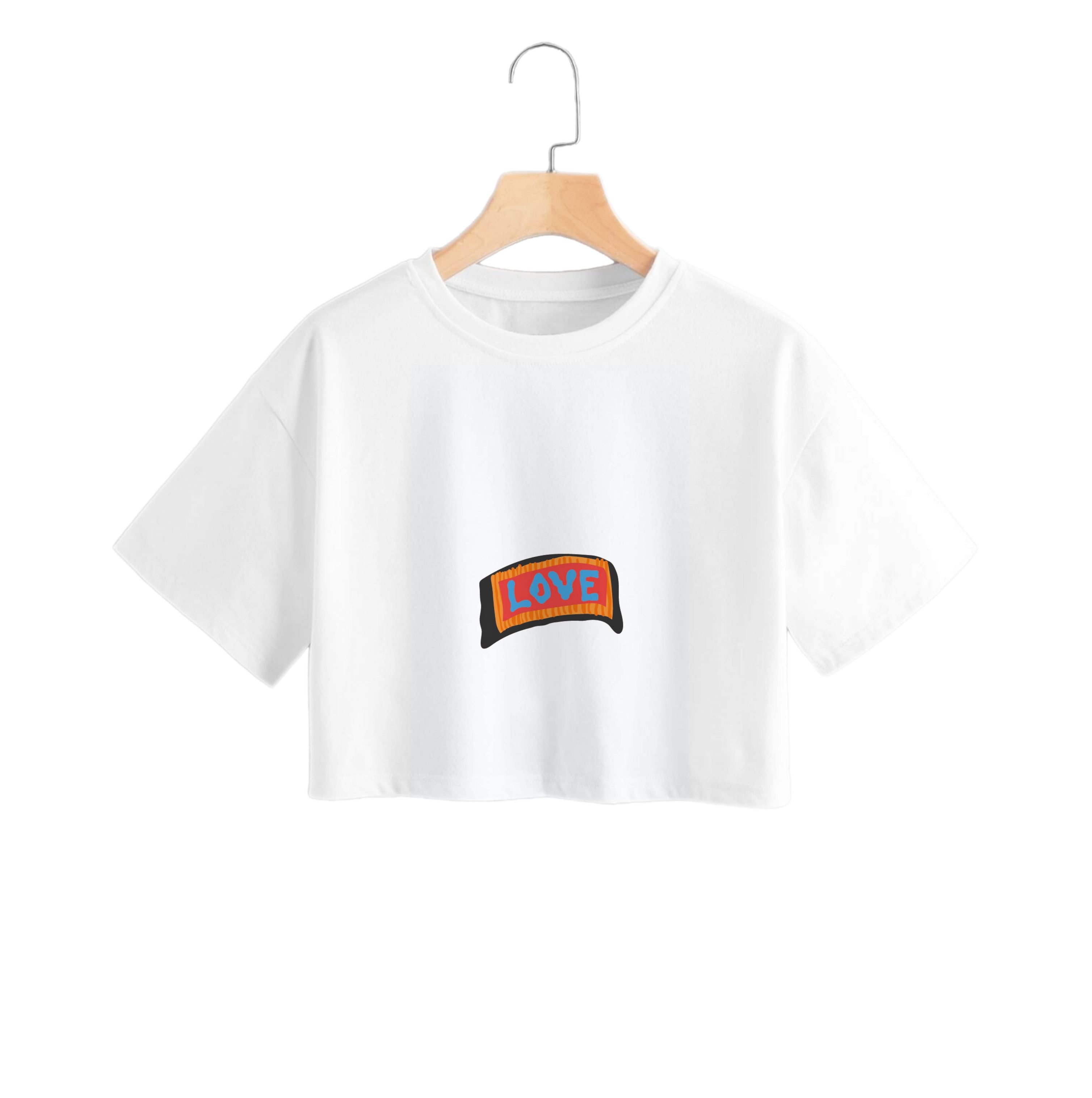 Orange Love - Lil Peep Crop Top