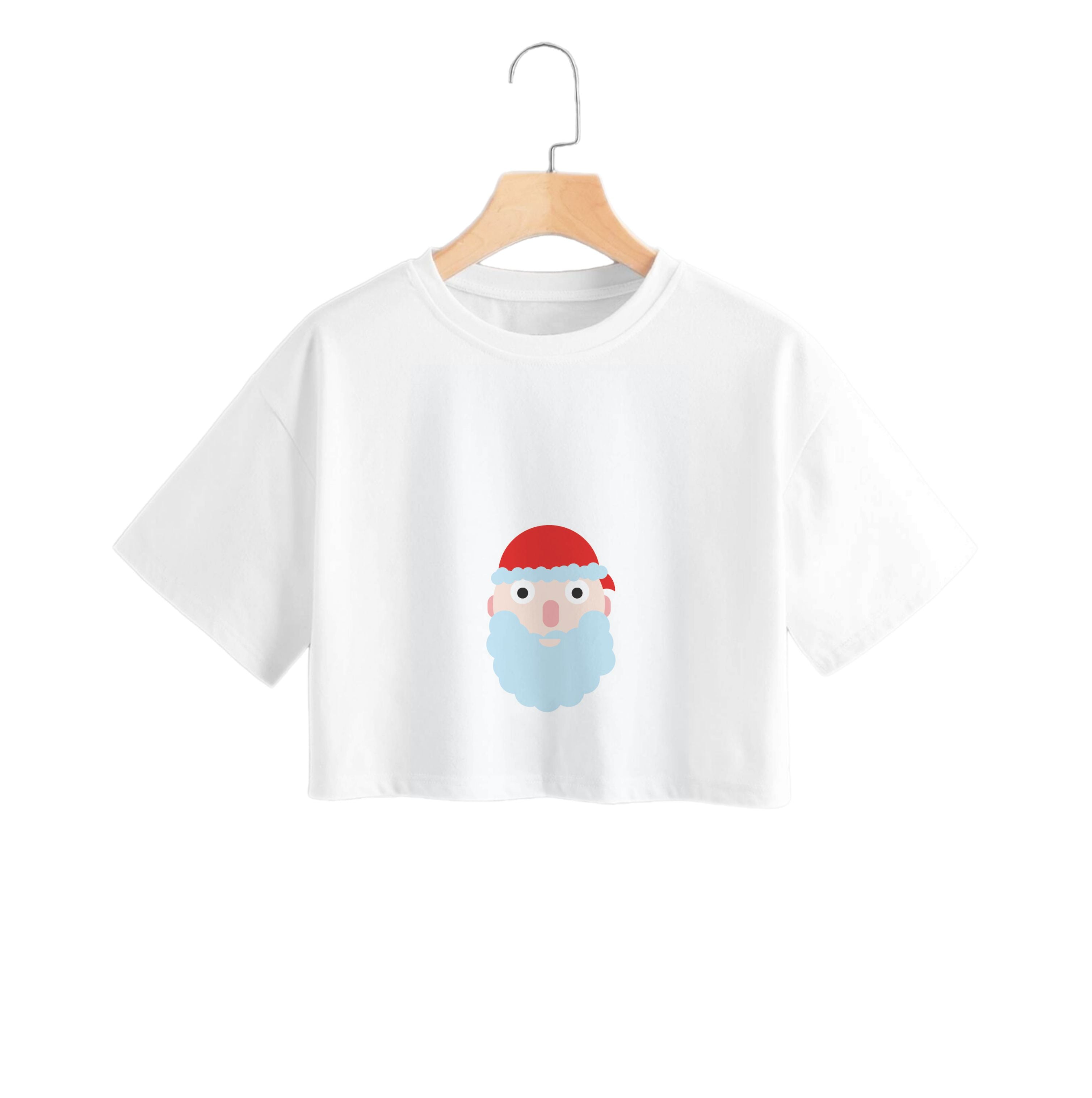 Santa's Face - Christmas Crop Top