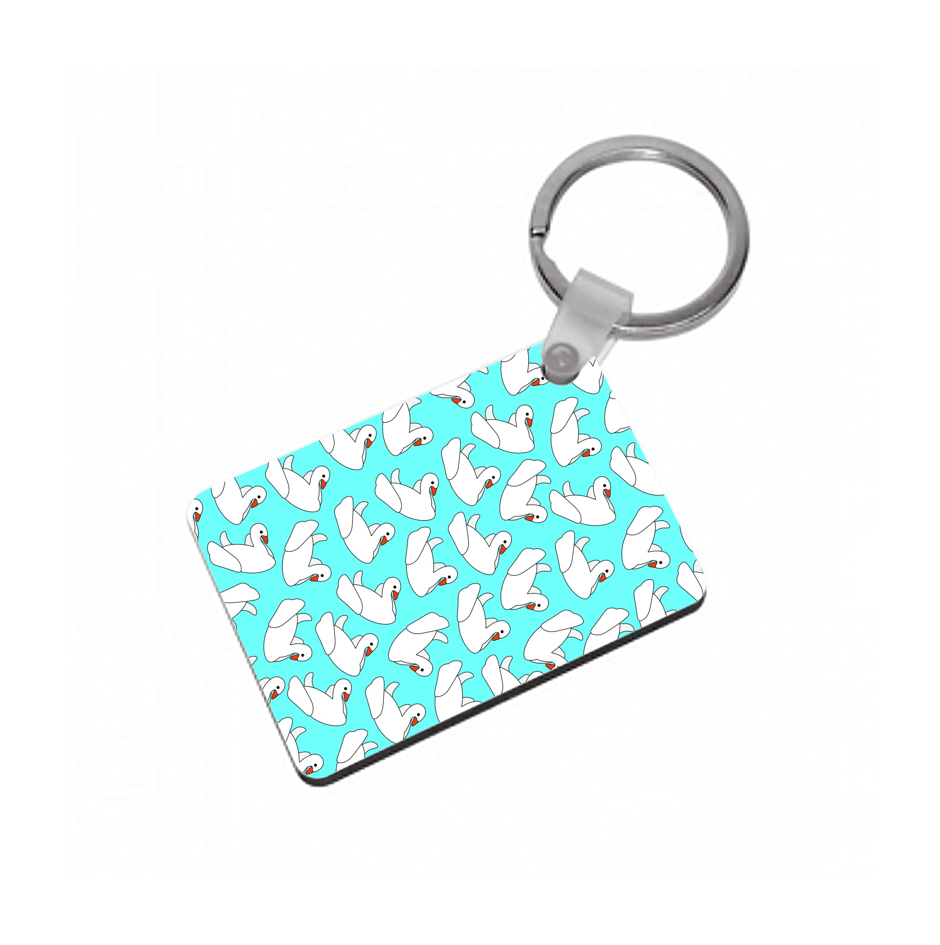 Swan Pattern - Summer Keyring