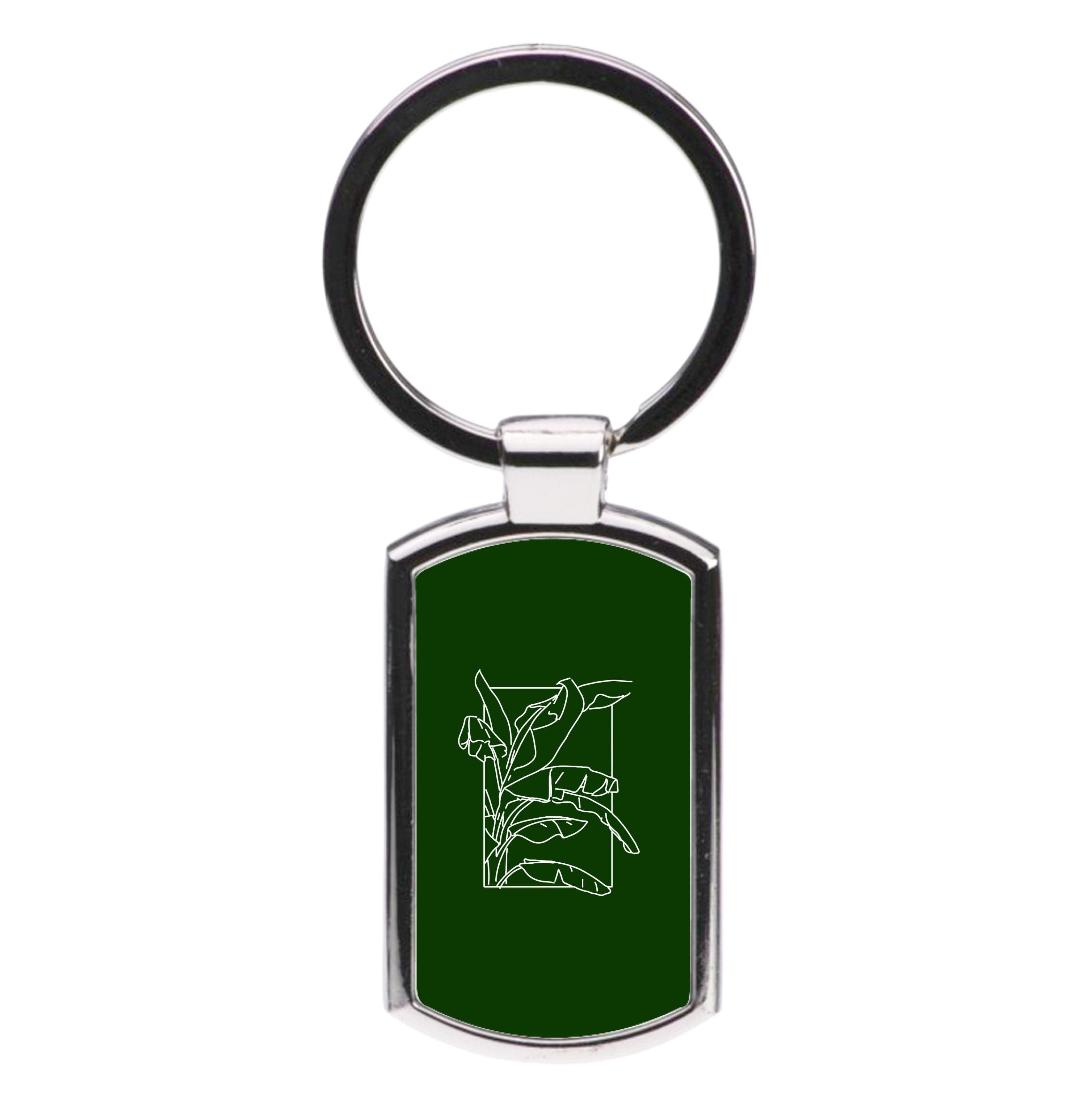 Green Leaf - Foliage Luxury Keyring