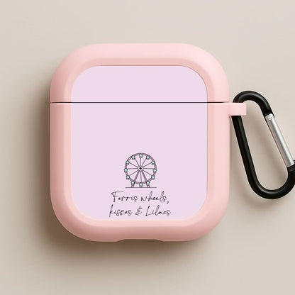 Ferris Wheels, Kisses & Lilacs Pink AirPods Case
