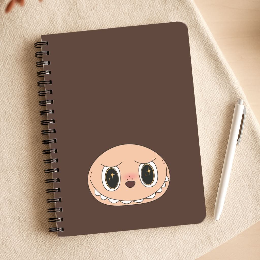 Cute Brown Monster Face Notepad