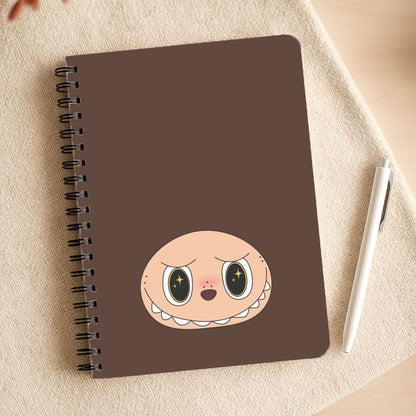Cute Brown Monster Face Notepad