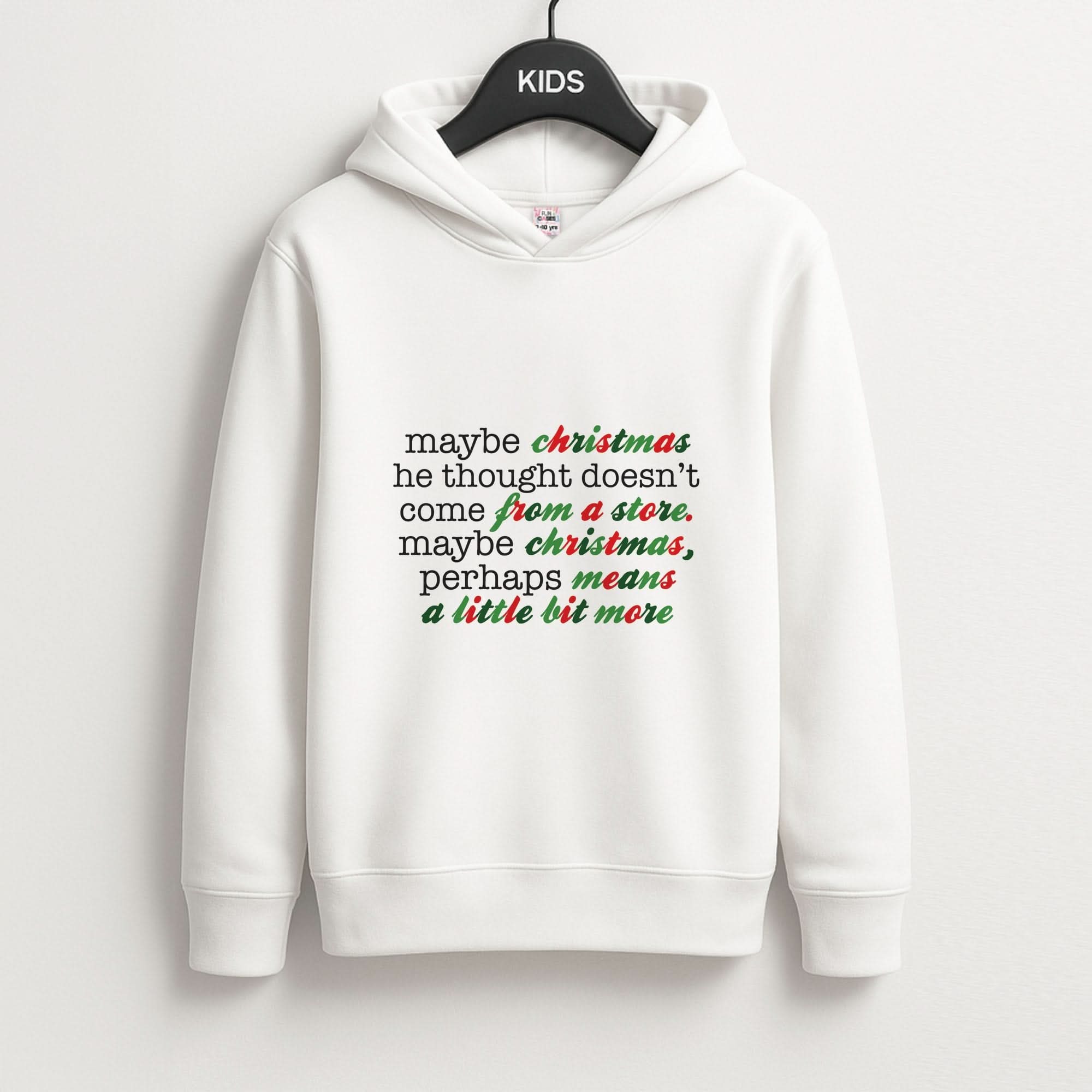 Green Creature Quote Kids Hoodie