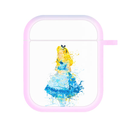 Watercolour Alice in Wonderland Fairytale AirPods Case