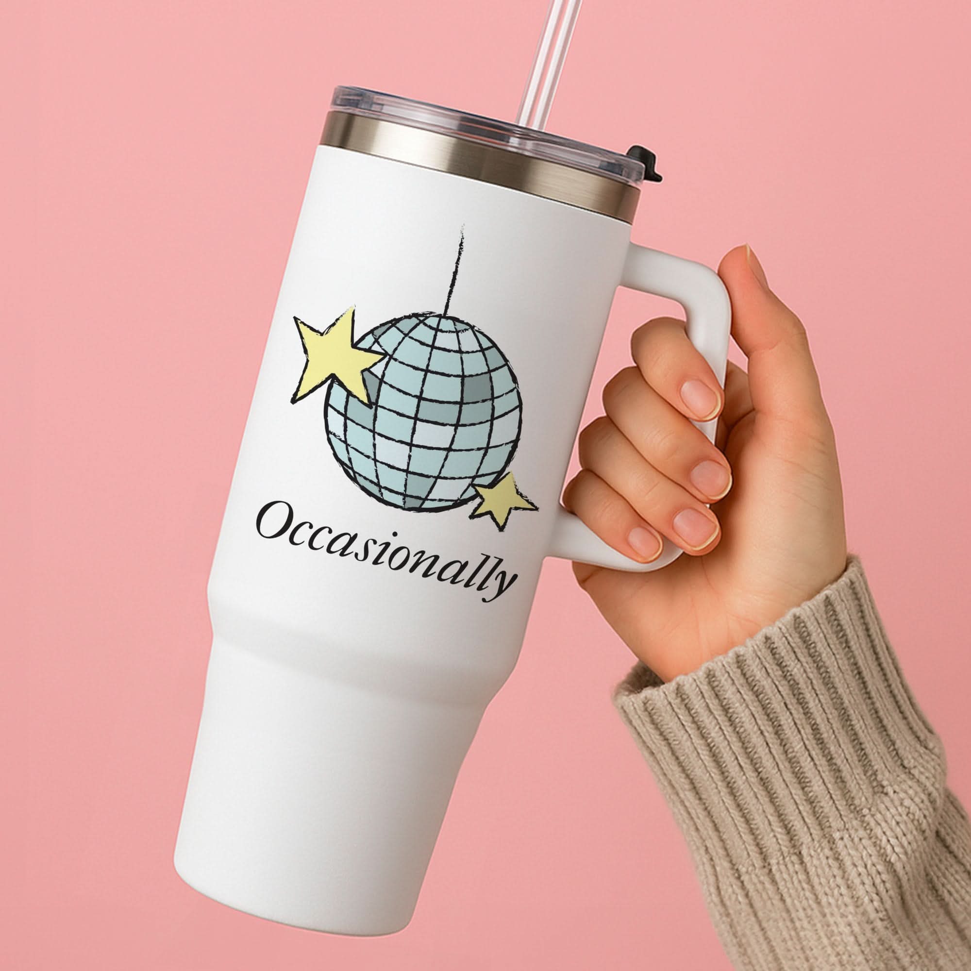 Ocasionally Discoball Tumbler