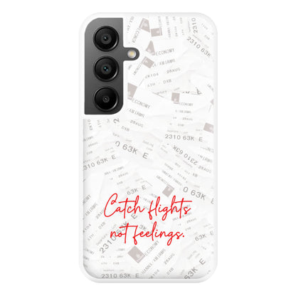 Catch Flights Not Feelings Collage Galaxy A56 Case