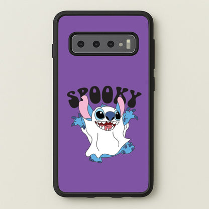 Spooky Cute Blue Alien Galaxy S10 Plus Case