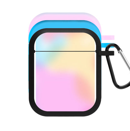 Pastel Clouds Pattern AirPods Case