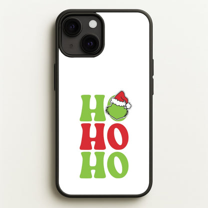 Green Ho Ho Ho iPhone 13 Case