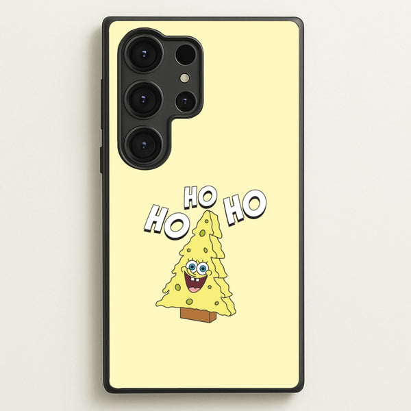 Christmas Tree Cartoon Sponge Galaxy S25 Ultra Case