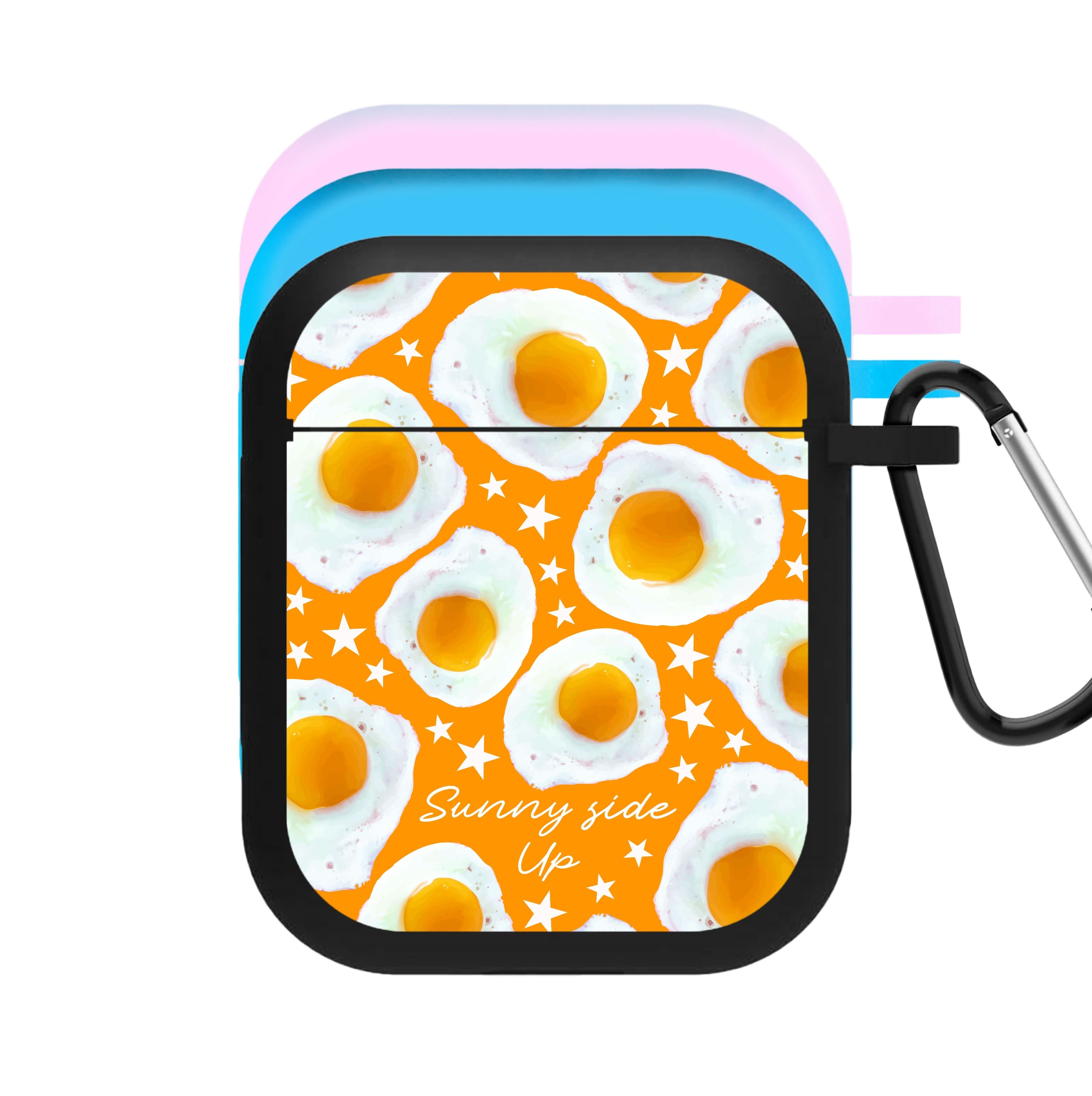 Sunny Side Up Egg Pattern AirPods Case