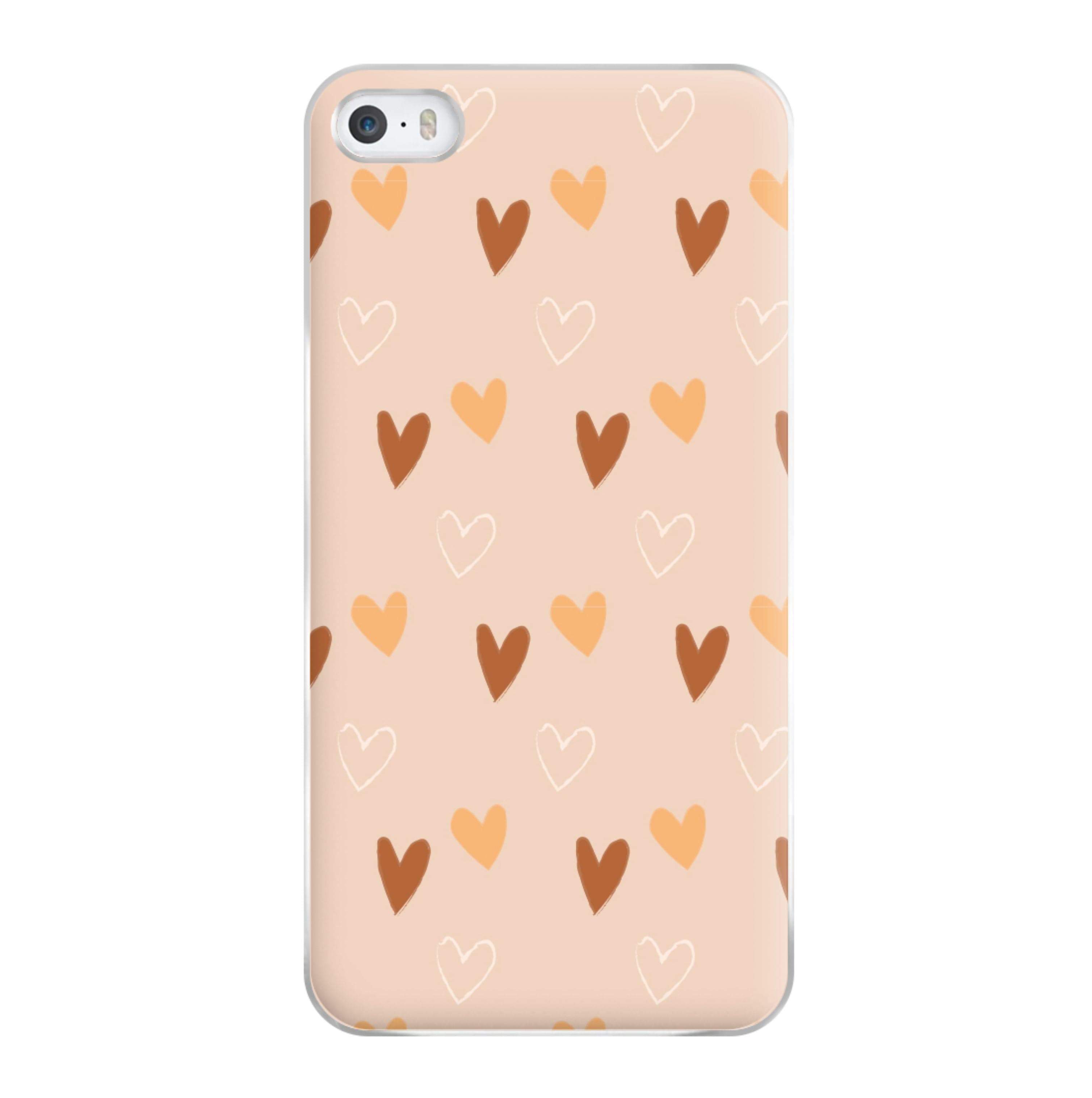 Cute Love Heart Pattern Phone Case