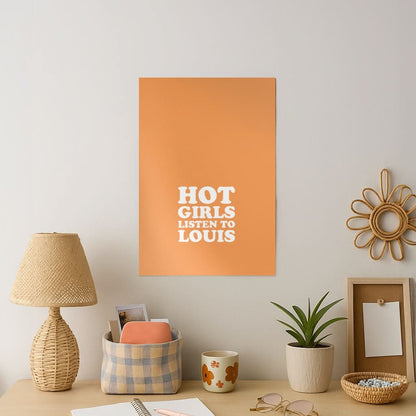 Hot Girls Listen To Louis Art Print