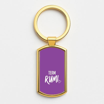 Team Rumi Gold Keyring