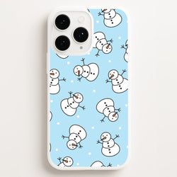 Cartoon Snowmen Pattern iPhone 11 Pro Max Case