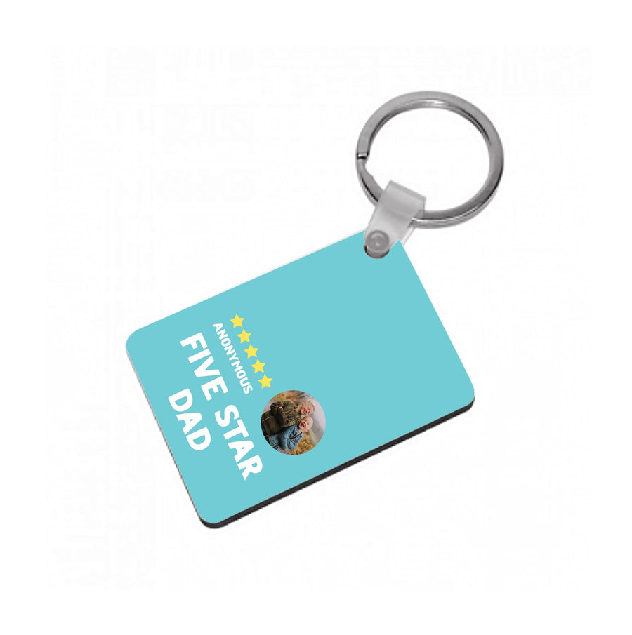 Five Star Dad - Personalised Father's Day Keyring