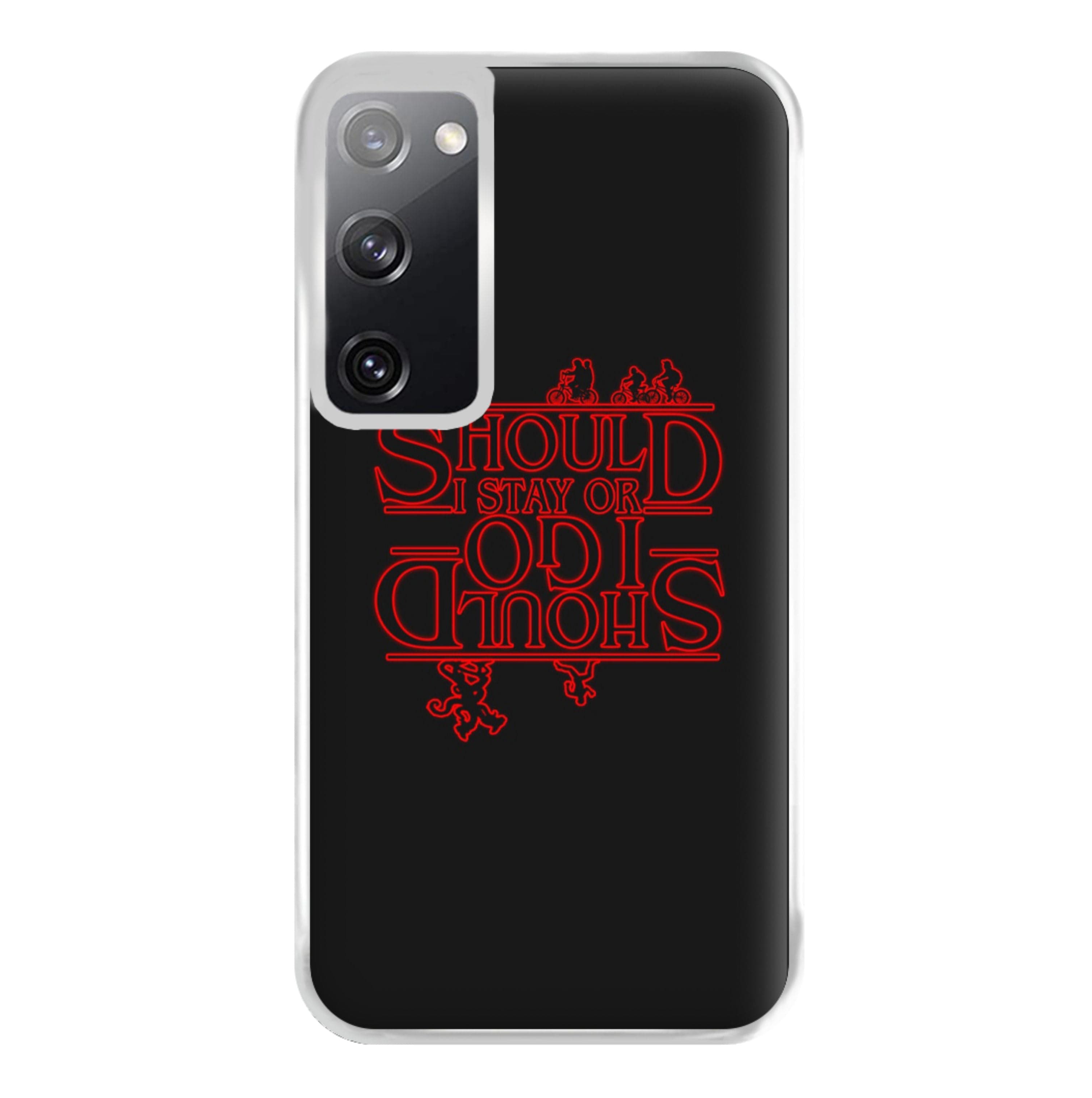 Should I Stay Or Should I Go Upside Down Phone Case