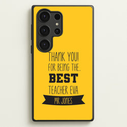 Thank You For Being The Best Teacher Galaxy S25 Ultra Case