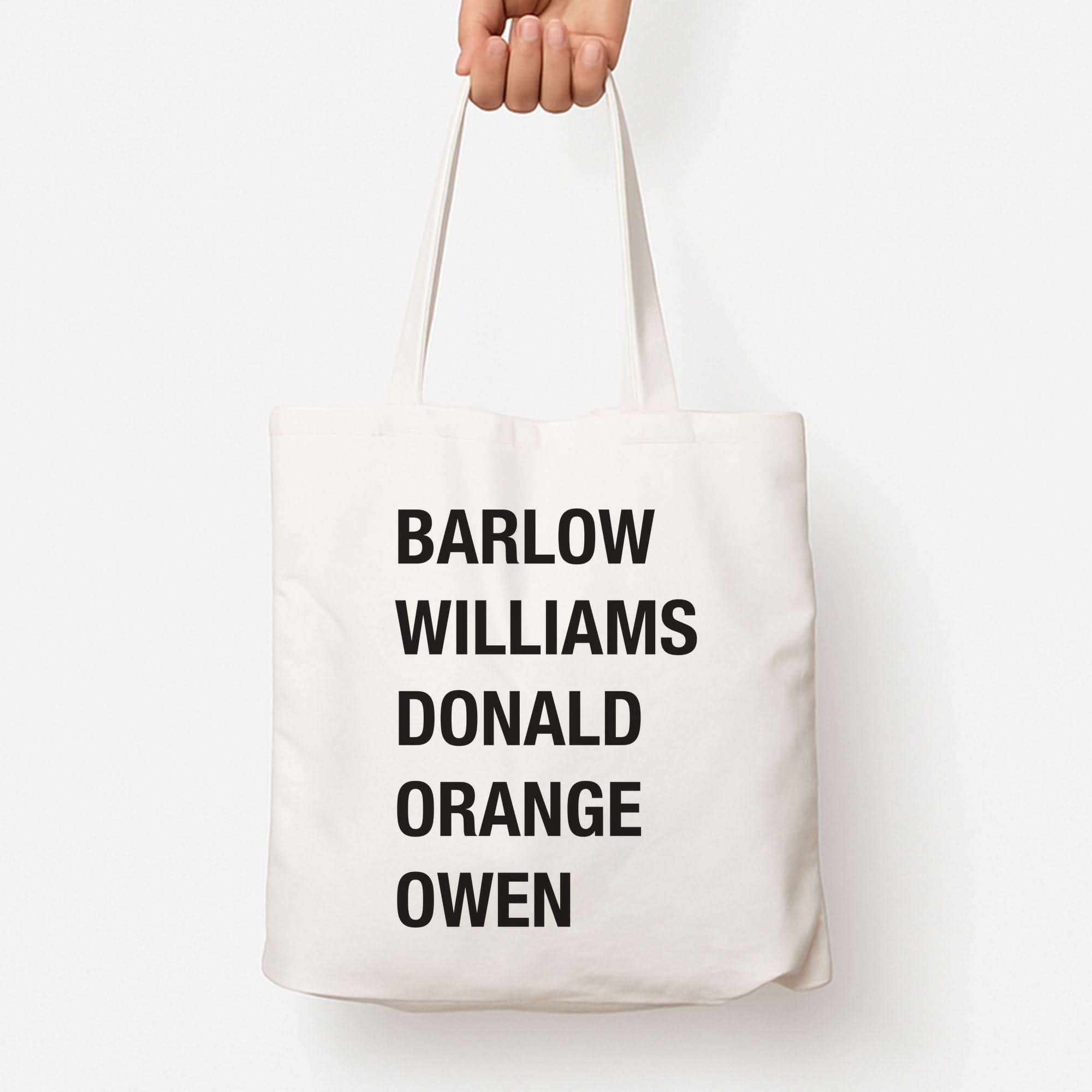 Take Band Members Names Tote Bag
