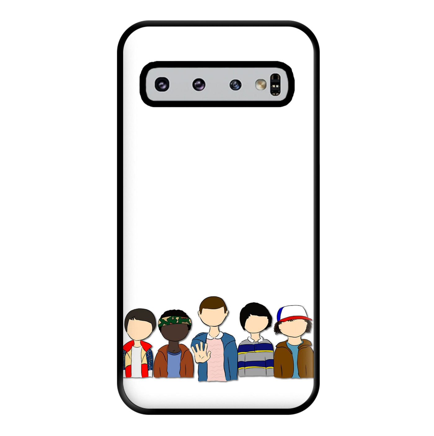Stranger Things Cartoon Characters Phone Case