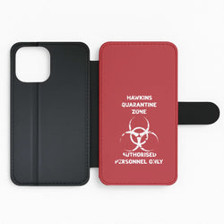 Hawkins Quarantine Zone Flip Phone Case