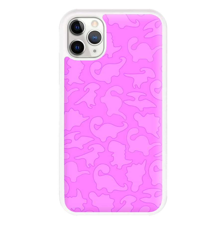 Pink Pattern - Dinosaurs Phone Case