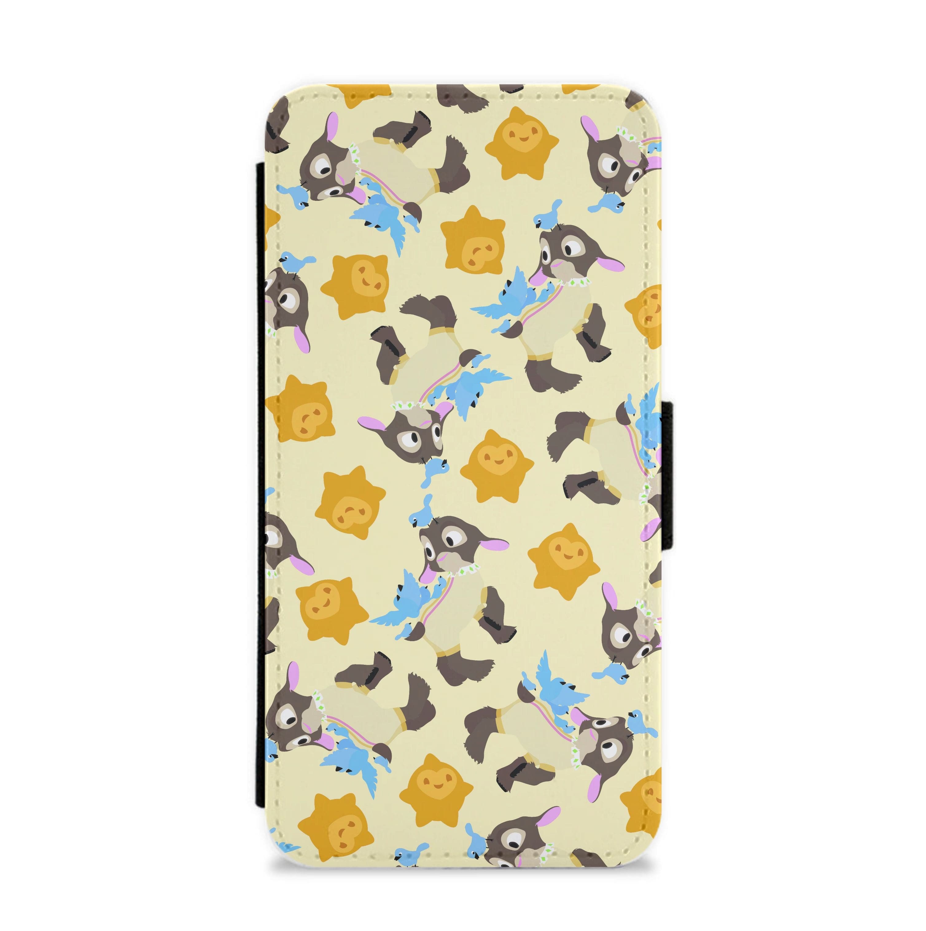 Wish Pattern Flip / Wallet Phone Case